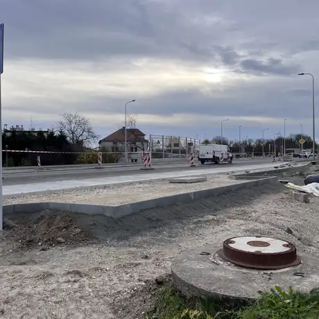 Przebudowa ul. Warszawskiej w Rzeszowie [listopad 2023] - fot 8